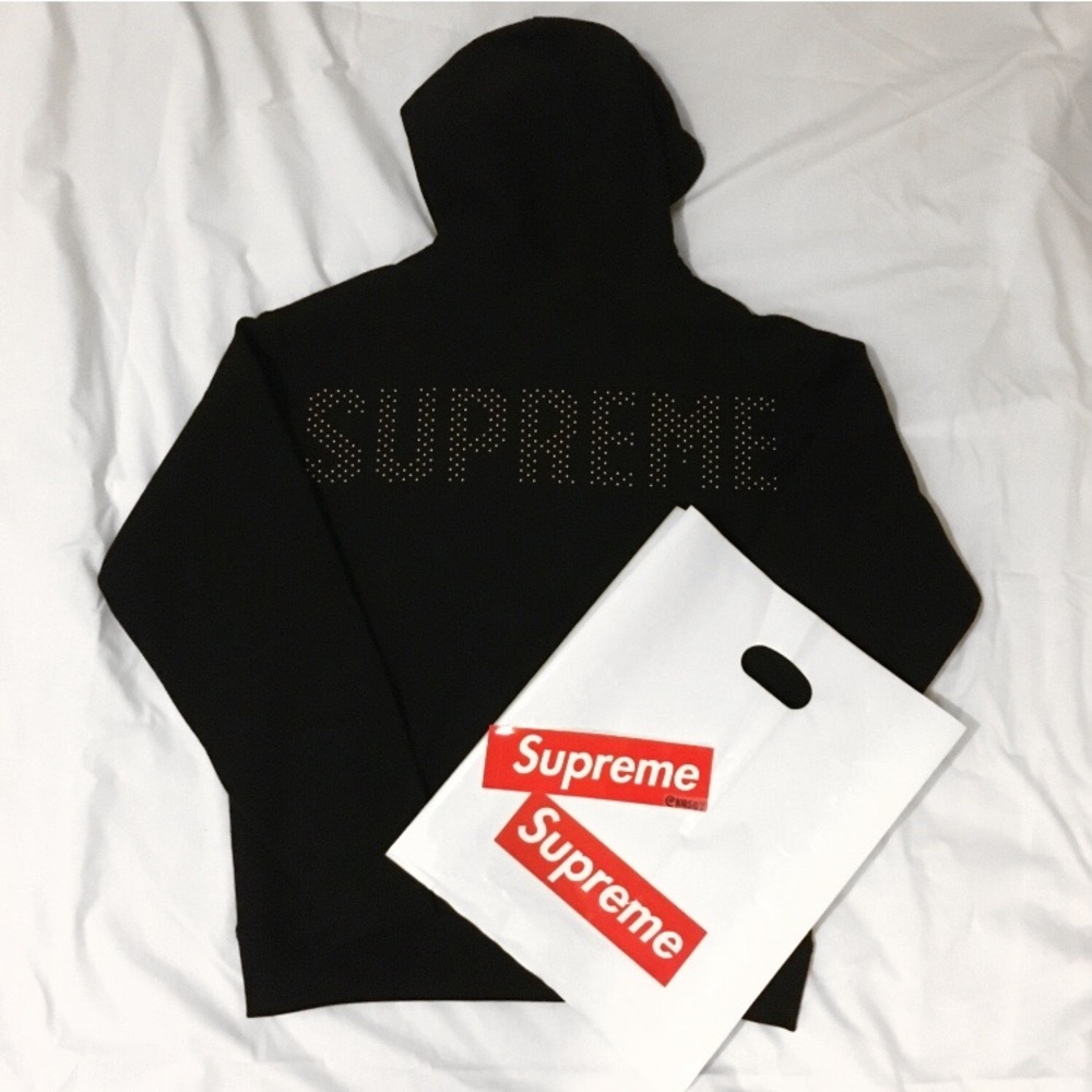 SUPREME Studded Hooded Sweatshirt